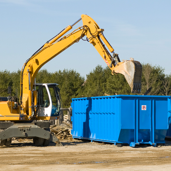 are there any restrictions on where a residential dumpster can be placed in Clarks LA